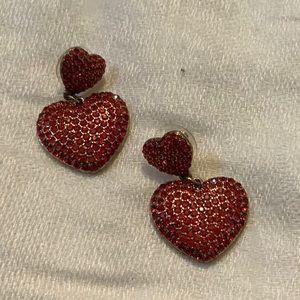 Heidi daus heart earrings